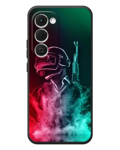 Чехол для TECNO Spark 40 Pro Plus с картинкой «PUBG — огненный воин»