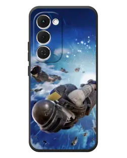 Чехол для TECNO Spark 40 Pro Plus с картинкой «Десант PUBG — прыжок»
