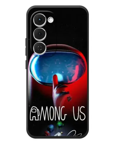 Чехол для TECNO Spark 40 Pro Plus с картинкой «Красный импостер — макро» Чехол для TECNO Spark 40 Pro Plus с картинкой «Красный импостер — макро»
