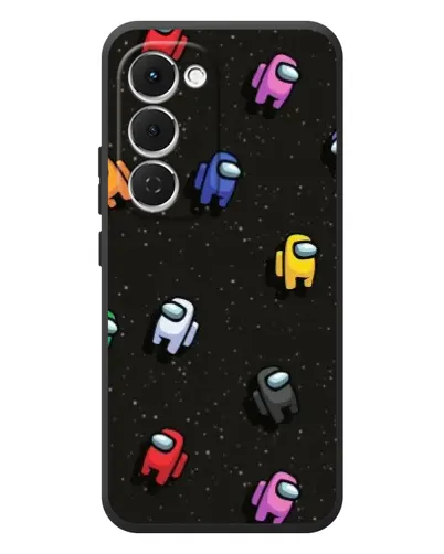 Чехол для TECNO Spark 40 Pro Plus с картинкой «Космический паттерн Among Us» Чехол для TECNO Spark 40 Pro Plus с картинкой «Космический паттерн Among Us»