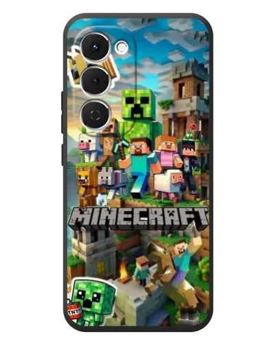 Чехол для TECNO Spark 40 Pro Plus с картинкой «Замок Minecraft» Чехол для TECNO Spark 40 Pro Plus с картинкой «Замок Minecraft»