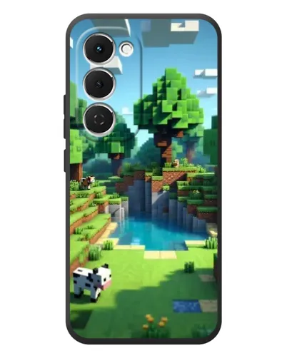 Чехол для TECNO Spark 40 Pro Plus с картинкой «Minecraft летний день» Чехол для TECNO Spark 40 Pro Plus с картинкой «Minecraft летний день»