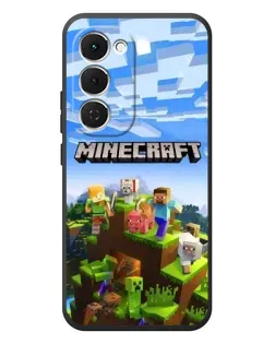Чехол для TECNO Spark 40 Pro Plus с картинкой «Minecraft классический мир»
