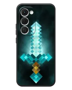 Чехол для TECNO Spark 40 Pro Plus с картинкой «Алмазный меч неон»