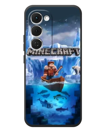 Чехол для TECNO Spark 40 Pro Plus с картинкой «Minecraft ледяной мир» Чехол для TECNO Spark 40 Pro Plus с картинкой «Minecraft ледяной мир»