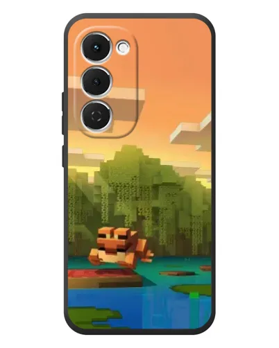Чехол для TECNO Spark 40 Pro Plus с картинкой «Майнкрафт закат солнца» Чехол для TECNO Spark 40 Pro Plus с картинкой «Майнкрафт закат солнца»