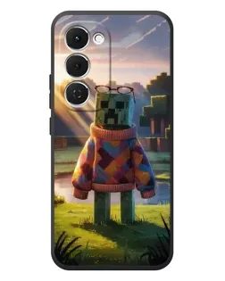 Чехол для TECNO Spark 40 Pro Plus с картинкой «Крипер в свитере»