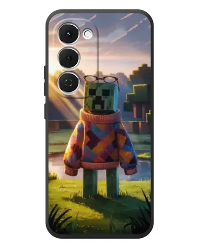 Чехол для TECNO Spark 40 Pro Plus с картинкой «Крипер в свитере» Чехол для TECNO Spark 40 Pro Plus с картинкой «Крипер в свитере»