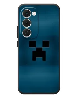 Чехол для TECNO Spark 40 Pro Plus с картинкой «Крипер текстура»