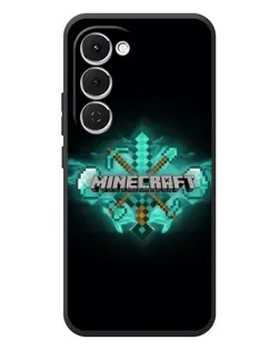 Чехол для TECNO Spark 40 Pro Plus с картинкой «Minecraft Diamond лого»