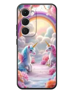 Чехол для TECNO Spark 40 Pro Plus с картинкой «Радуга и единороги» Чехол для TECNO Spark 40 Pro Plus с картинкой «Радуга и единороги»
