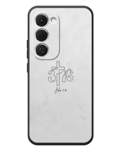 Чехол для TECNO Spark 40 Pro Plus с картинкой «Иоанна 3:16 Крест» Чехол для TECNO Spark 40 Pro Plus с картинкой «Иоанна 3:16 Крест»