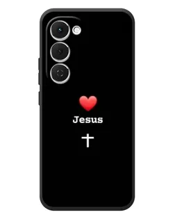 Чехол для TECNO Spark 40 Pro Plus с картинкой «Сердце - Jesus»
