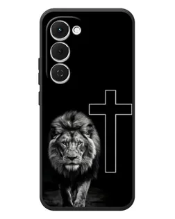 Чехол для TECNO Spark 40 Pro Plus с картинкой «Лев и Крест»