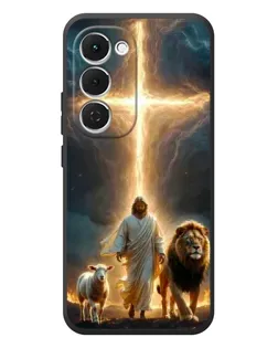 Чехол для TECNO Spark 40 Pro Plus с картинкой «Лев Иуды и Свет»