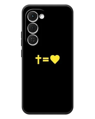 Чехол для TECNO Spark 40 Pro Plus с картинкой «Сердце и Крест» Чехол для TECNO Spark 40 Pro Plus с картинкой «Сердце и Крест»