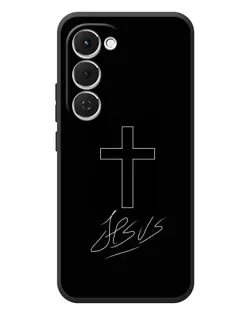 Чохол для TECNO Spark 40 Pro Plus з картинкою «Графічний хрест Jesus»