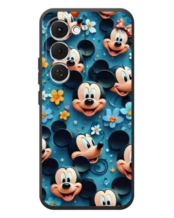 Чехол для TECNO Spark 40 Pro Plus с картинкой «Паттерн Микки и Минни»