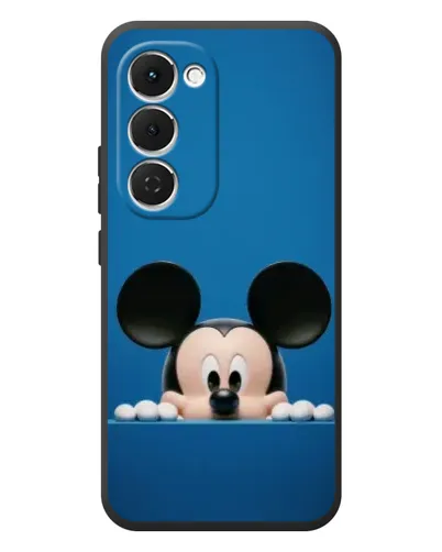 Чехол для TECNO Spark 40 Pro Plus с картинкой «Микки выглядывает»