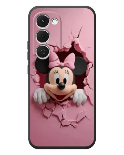 Чехол для TECNO Spark 40 Pro Plus с картинкой «Минни сквозь стену»