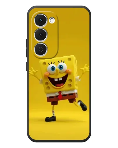 Чехол для TECNO Spark 40 Pro Plus с картинкой «Позитивный Губка Боб»