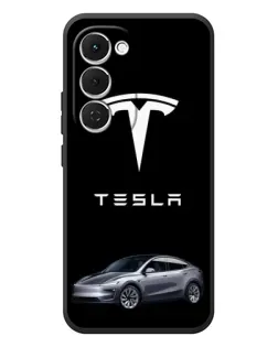 Чехол для TECNO Spark 40 Pro Plus с картинкой «Tesla Model Y»