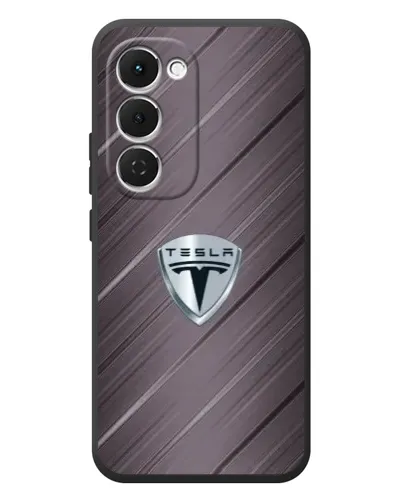 Чехол для TECNO Spark 40 Pro Plus с картинкой «Металлическая текстура Tesla» Чехол для TECNO Spark 40 Pro Plus с картинкой «Металлическая текстура Tesla»