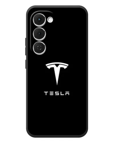 Чехол для TECNO Spark 40 Pro Plus с картинкой «Tesla White Logo» Чехол для TECNO Spark 40 Pro Plus с картинкой «Tesla White Logo»