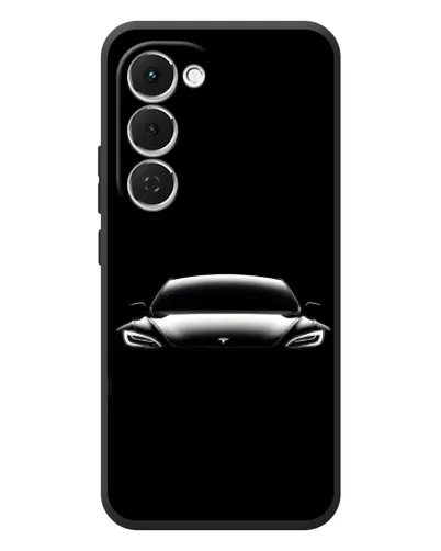 Чехол для TECNO Spark 40 Pro Plus с картинкой «Фары Tesla Night» Чехол для TECNO Spark 40 Pro Plus с картинкой «Фары Tesla Night»