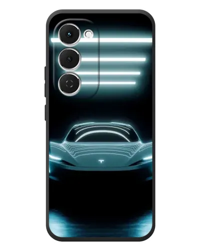 Чехол для TECNO Spark 40 Pro Plus с картинкой «Tesla в неоне» Чехол для TECNO Spark 40 Pro Plus с картинкой «Tesla в неоне»