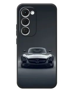 Чехол для TECNO Spark 40 Pro Plus с картинкой «Mercedes на черном»