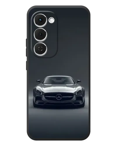 Чехол для TECNO Spark 40 Pro Plus с картинкой «Mercedes на черном» Чехол для TECNO Spark 40 Pro Plus с картинкой «Mercedes на черном»