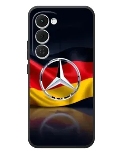 Чехол для TECNO Spark 40 Pro Plus с картинкой «Mercedes — флаг Германии»