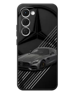 Чехол для TECNO Spark 40 Pro Plus с картинкой «Mercedes AMG — графика»