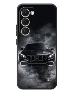 Чехол для TECNO Spark 40 Pro Plus с картинкой «Mercedes в дыму»
