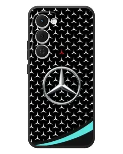 Чехол для TECNO Spark 40 Pro Plus с картинкой «Mercedes — бирюзовый акцент»