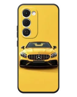 Чехол для TECNO Spark 40 Pro Plus с картинкой «Желтый Mercedes GT»