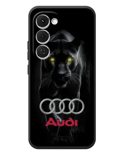 Чехол для TECNO Spark 40 Pro Plus с картинкой «Пантера и Audi»