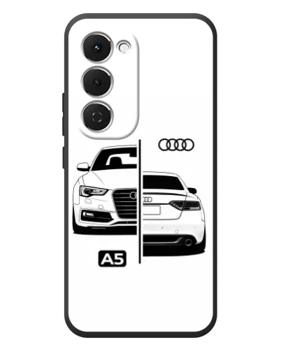 Чехол для TECNO Spark 40 Pro Plus с картинкой «Audi — контрастный дизайн»