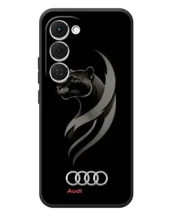Чехол для TECNO Spark 40 Pro Plus с картинкой «Графика — пантера и Audi»