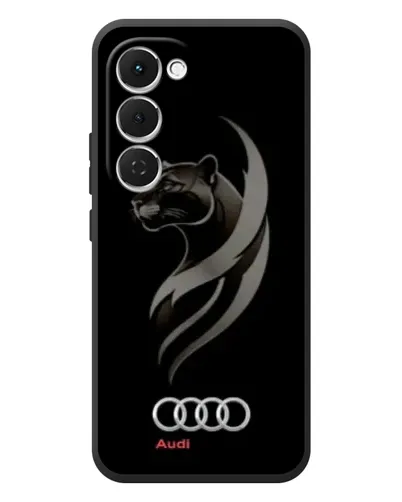 Чехол для TECNO Spark 40 Pro Plus с картинкой «Графика — пантера и Audi»