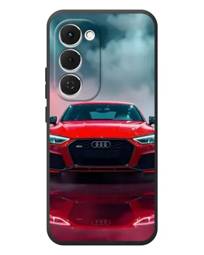 Чехол для TECNO Spark 40 Pro Plus с картинкой «Audi RS — красный стиль»