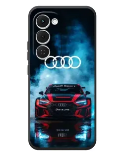 Чехол для TECNO Spark 40 Pro Plus с картинкой «Audi Sport — неон»