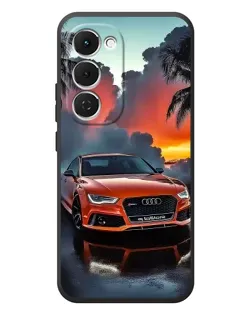 Чехол для TECNO Spark 40 Pro Plus с картинкой «Audi — закат»