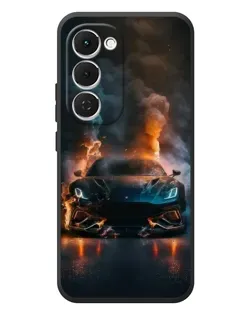 Чехол для TECNO Spark 40 Pro Plus с картинкой «Lamborghini дымная эстетика»