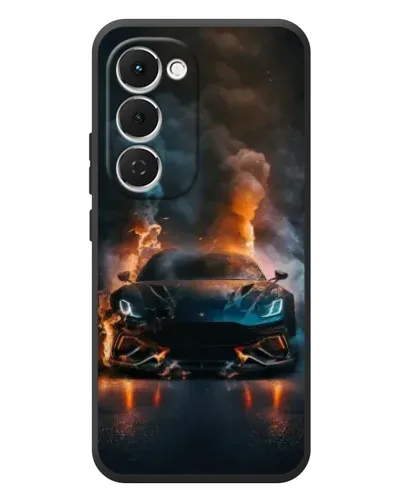 Чехол для TECNO Spark 40 Pro Plus с картинкой «Lamborghini дымная эстетика»