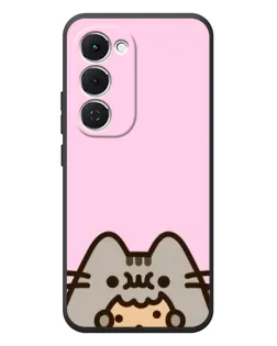 Чохол для TECNO Spark 40 Pro Plus з картинкою «Pusheen та печиво» Чохол для TECNO Spark 40 Pro Plus з картинкою «Pusheen та печиво»