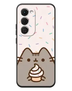 Чехол для TECNO Spark 40 Pro Plus с картинкой «Пушин с кексом»
