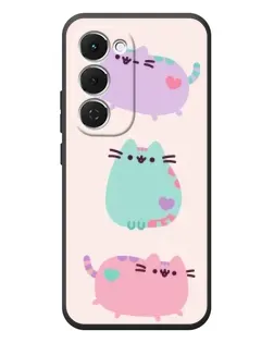 Чехол для TECNO Spark 40 Pro Plus с картинкой «Pusheen трио»