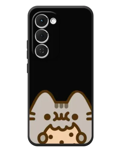 Чехол для TECNO Spark 40 Pro Plus с картинкой «Пушин на черном»
